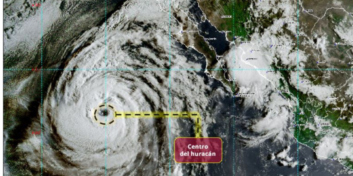 Huracán Marie se aleja de costas mexicanas; prevén oleaje de hasta 3 metros en Baja California