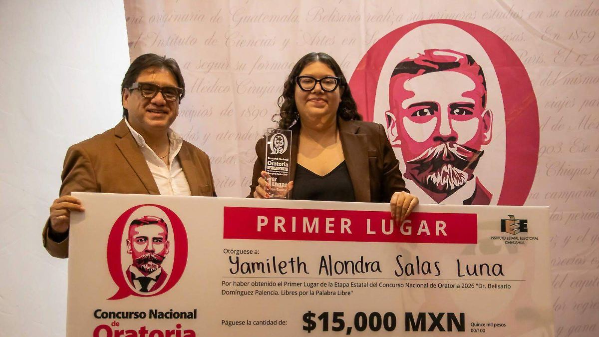 Yamileth Salas se corona en Chihuahua y avanza a la final nacional de oratoria