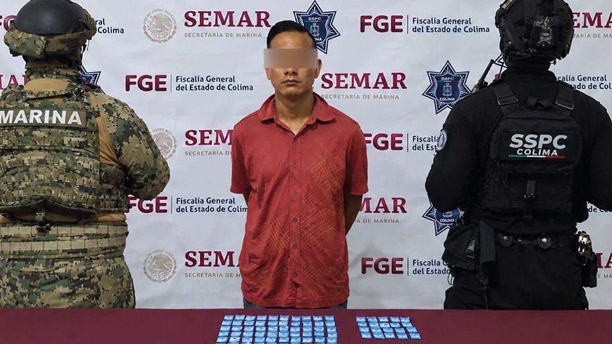Capturan en Colima a presunto distribuidor del Cártel de los Mezcales