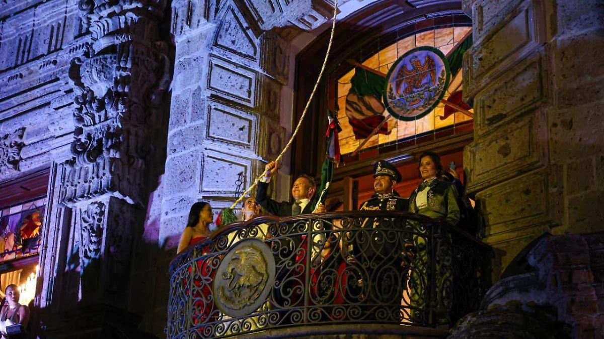 Pablo Lemus encabeza ceremonia del Grito de Independencia en Jalisco