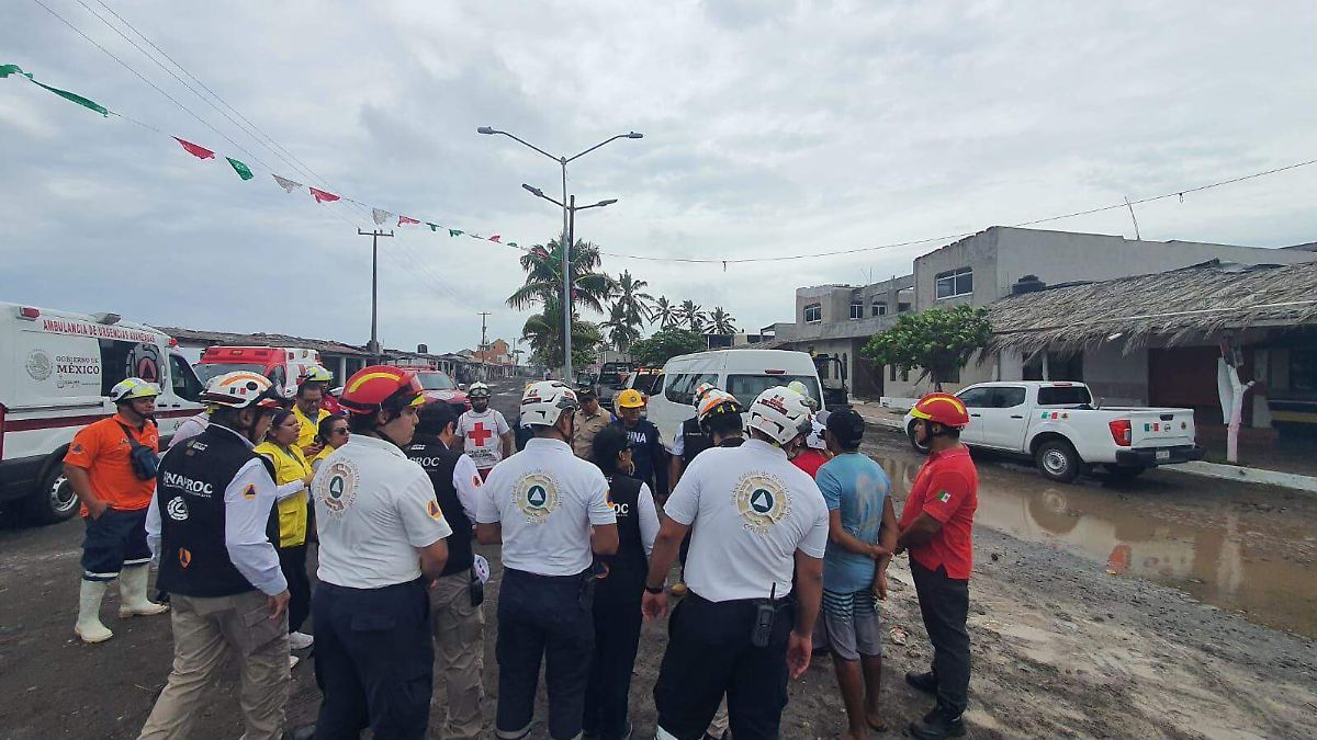 Colima reporta saldo blanco tras el paso del huracán Polo; playas permanecen cerradas