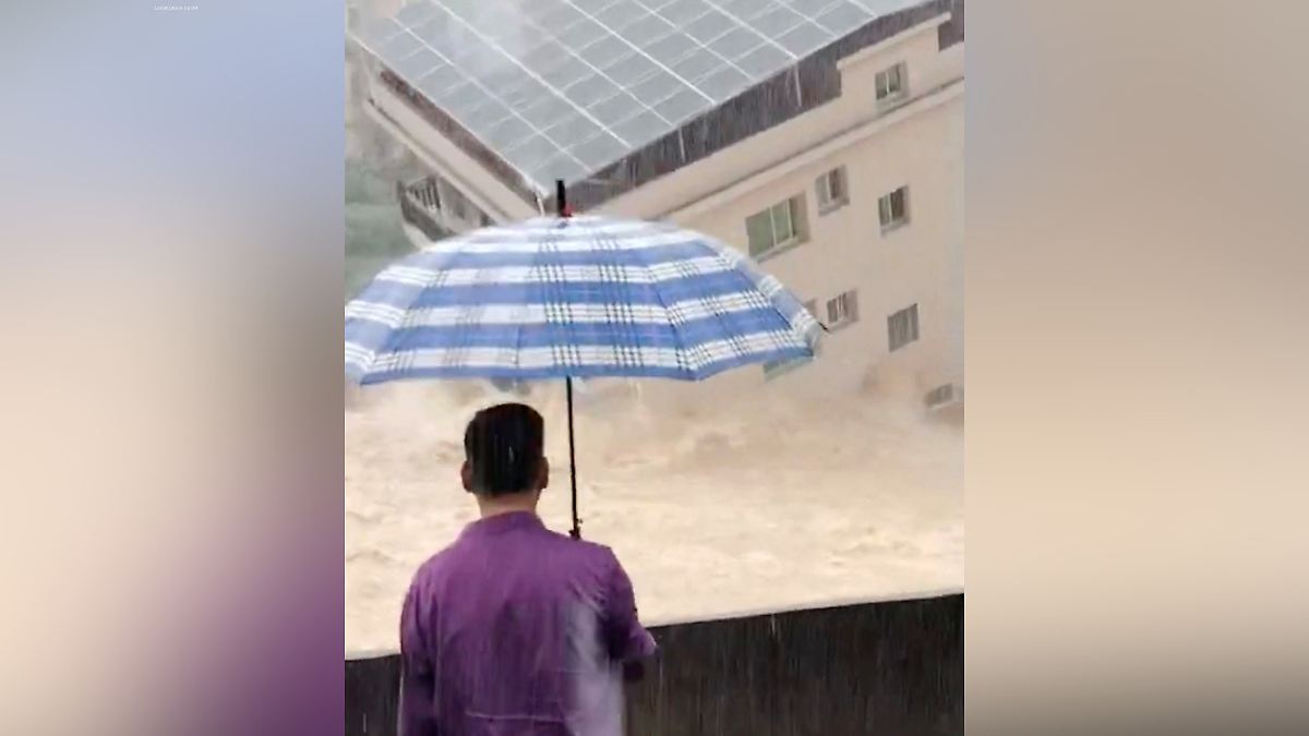 El tifón Saudel azota China: inundaciones y deslaves tras triple impacto
