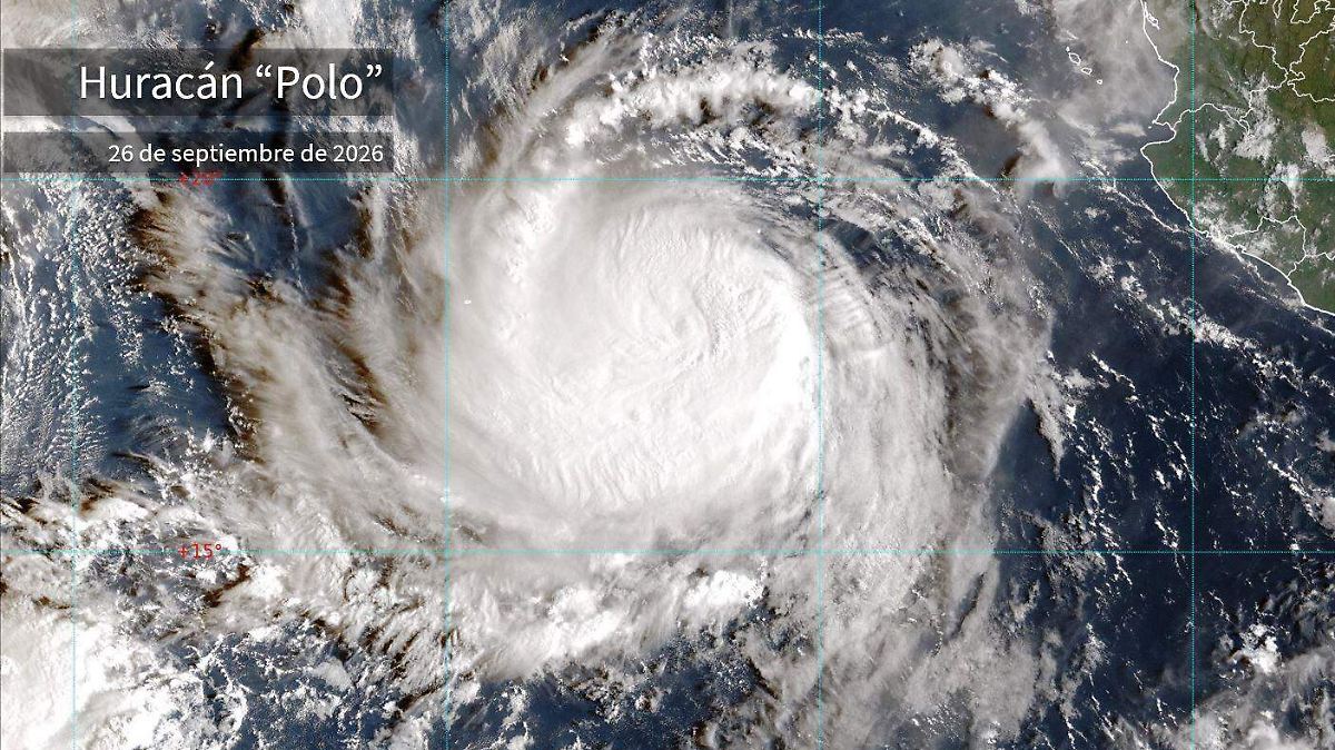 Huracán Polo amenaza con tocar tierra en Baja California Sur el próximo lunes