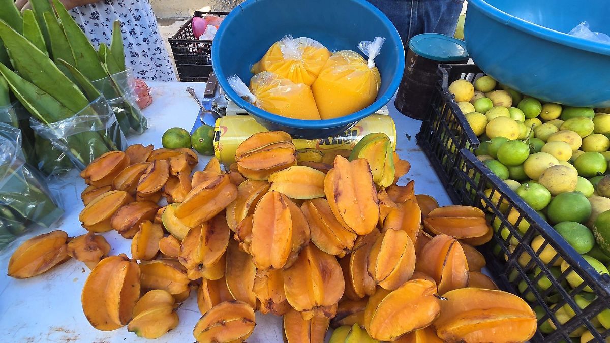 Comerciantes de Pueblo Viejo aprovechan la carambola para combatir el calor