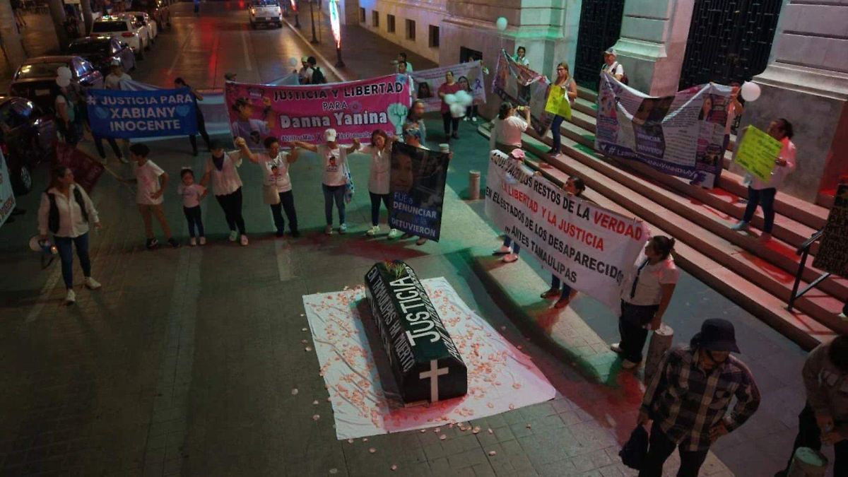 Exigen justicia para Danna Yanina N: familia marcha de Ciudad Madero a Tampico