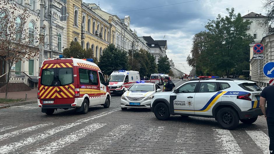 Dron ruso impacta la sede del servicio secreto ucraniano en Kiev