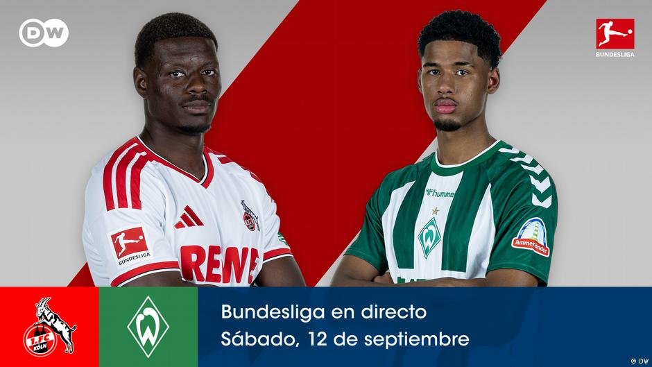 FC Colonia y Werder Bremen se enfrentan en la jornada 3 de la Bundesliga