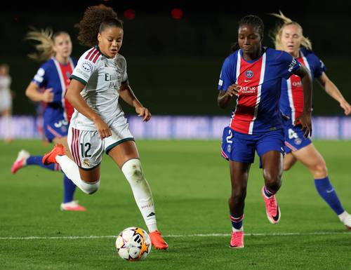 Real Madrid y PSG igualan en el inicio de la Champions League Femenina